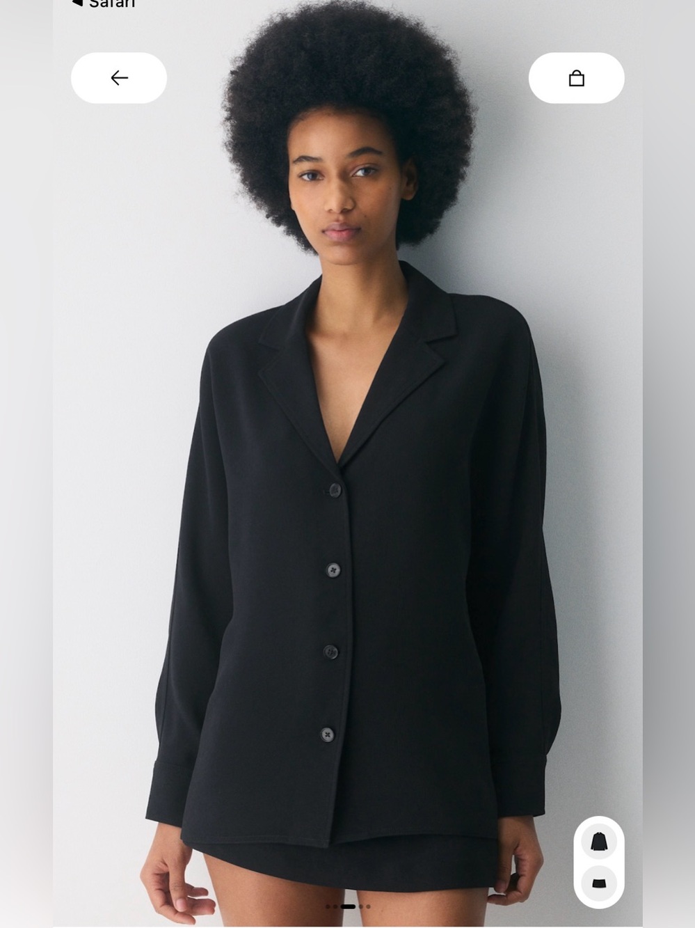 Aritzia Freeform Shirt XS